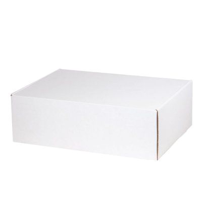 Подарочная коробка универсальная средняя, белая, 345 х 255 х 110мм