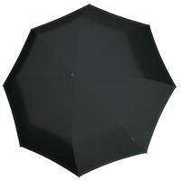Зонт-трость U.900, черный с неоново-зеленым