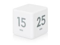 Таймер для тайм-менеджмента Time Capsule на 5-15-25-45 минут, софт-тач, белый