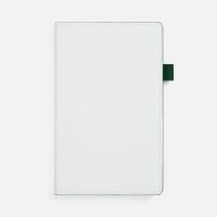 Ежедневник White Shall, недатированный, бело-зеленый