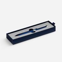 Ручка шариковая Broad Ring Soft Touch в футляре, синяя