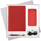 Подарочный набор Vista/Cordo/Skyline Plus (Ежедневник недат А5, Ручка, Power Bank)