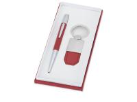 Набор Калипсо: ручка шариковая, брелок, красный