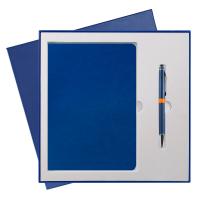 Подарочный набор Portobello/River Side  синий (Ежедневник недат А5, Ручка) светл. ложемент