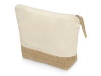 Косметичка Jute из хлопка и джута, натуральный
