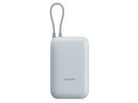 Внешний аккумулятор со встроенным кабелем Mi Power Bank 10000mAh (Integrated Cable) Ice Blue GL