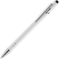 Ручка шариковая Pointer Soft Touch со стилусом, белая