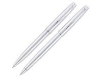 Набор Pierre Cardin коллекция ПАРА (PEN&PEN) : ручка шариковая + роллер. Корпус - латунь и стальное покрытие. Отделка и детали дизайна - сталь, хром. Цвет - стальной. Упаковка Е.