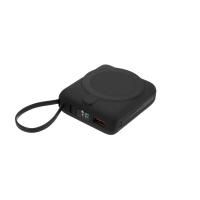 Внешний аккумулятор с подсветкой Риттер PD (Ritter PD) 10000mAh с функцией беспроводной зарядки 15W, черный