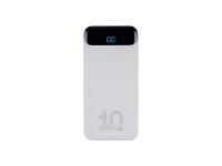 RIVACASE VA2540 (10 000mAh), QC/PD 20W внешний аккумулятор с дисплеем, белый 12/48