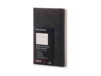Еженедельник Moleskine Classic (горизонтальный, 2017), Pocket(9x14 см), черный
