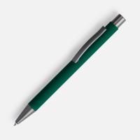 Ручка шариковая Atento Soft Touch, зеленая