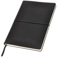 Бизнес-блокнот А5  "Blacky", мягкая обложка, в  клетку