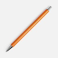 Ручка шариковая Slim Beam, оранжевая