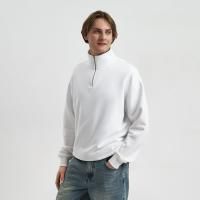 Толстовка на молнии унисекс Флоу (Flow), белая, размер 5XL/6XL