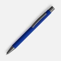 Ручка шариковая Atento Soft Touch, ярко-синяя