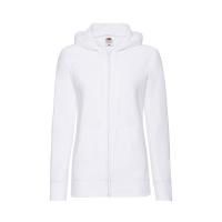 Толстовка без начеса "Ladies Lightweight Hooded Sweat", белый, XS, 80% х/б 20% полиэстер, 240 г/м2