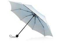 Зонт складной Shirley механический 21,5, белый/черный