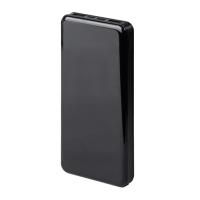 Универсальный аккумулятор Sleek 10 (10000 мАч), черный, 14х6.8х1,5 см