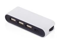 USB-хаб Hubix с коннектором 2-в-1 USB-C и USB-A, 2.0, белый