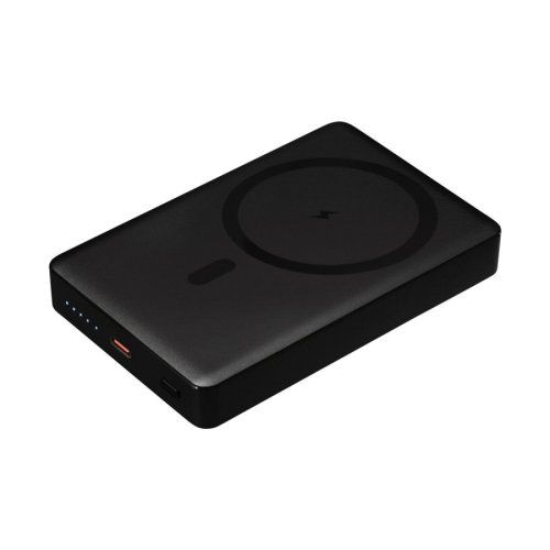Внешний аккумулятор Атлантис Плюс PD (Atlantis PD Plus) 10000mAh с функцией беспроводной зарядки 15W, черный