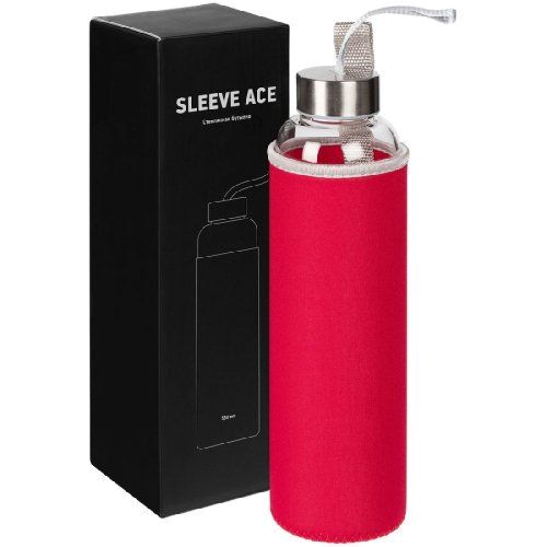 Бутылка для воды Sleeve Ace, красная
