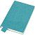 Бизнес-блокнот А5  "Provence", бирюзовый, мягкая обложка, в клетку