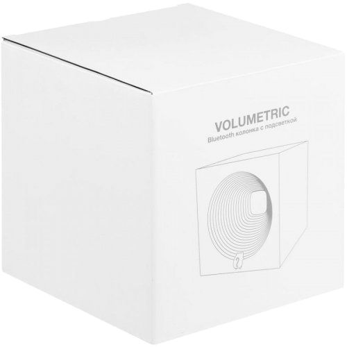 Bluetooth-колонка с подсветкой Volumetric, белая
