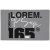 Лейбл Listra Soft Touch, XL, серый Лейбл Listra Soft Touch, XL, серый