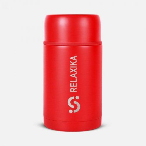 Термос для еды Relaxika 1000, красный