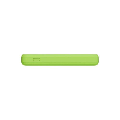 Внешний аккумулятор Ларго PD (Largo PD) 5000mAh с функцией беспроводной зарядки 15W, салатовый