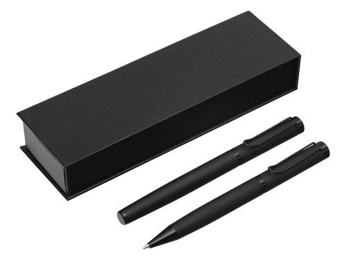 Подарочный набор из 2-х ручек Black Lama soft-touch