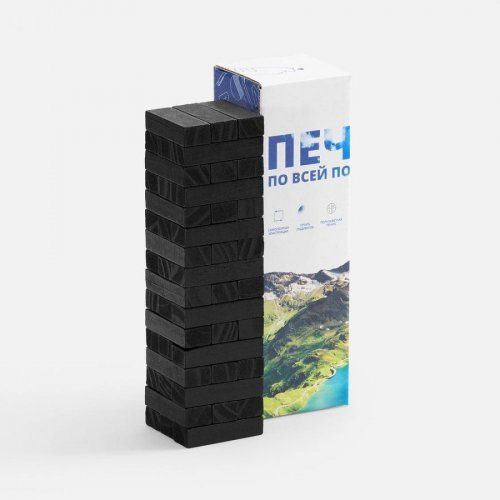 Коробка с полноцветной печатью для игры «Деревянная башня мини»