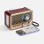 Bluetooth-колонка с радио Listenberg, коричневая