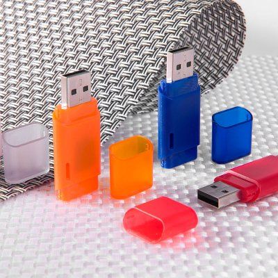 USB flash-карта "Osiel" (8Гб),зеленый, 5,1х2,2х0,8см,пластик