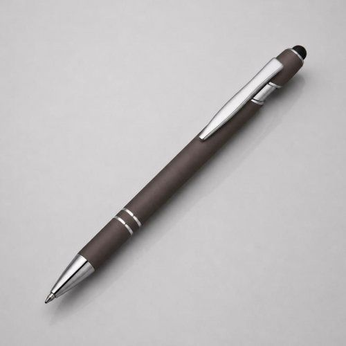Ручка-стилус металлическая шариковая Sway soft-touch