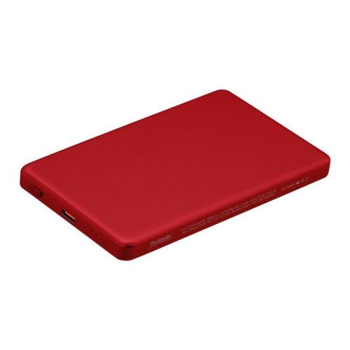 Внешний аккумулятор Атлантис (Atlantis) PD 5000mAh с функцией беспроводной зарядки 15W, красный