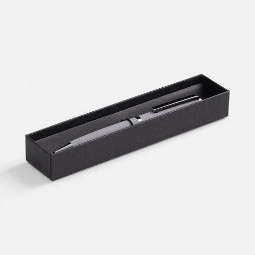 Ручка шариковая Inkish Chrome в футляре, серая