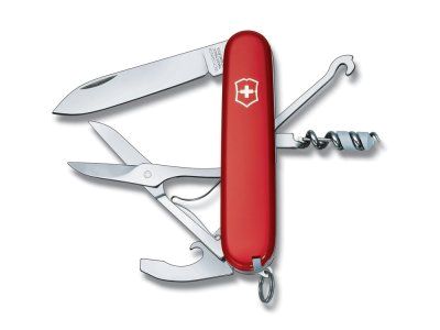 Нож перочинный VICTORINOX Compact, 91 мм, 15 функций, красный