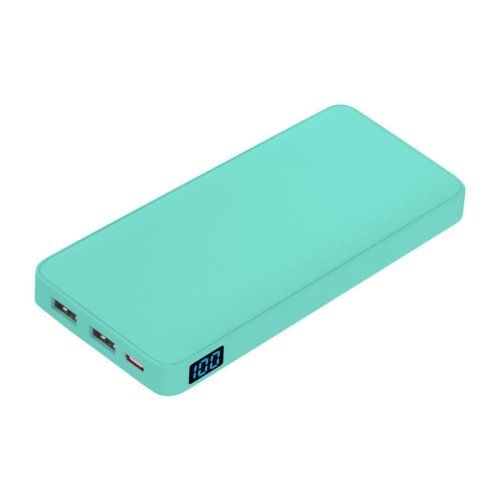 Внешний аккумулятор с подсветкой Анкор Плюс PD (Ancor PD Plus) 10000 mAh, бирюзовый