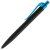 Ручка шариковая Prodir QS01 PRT-T Soft Touch, черная с голубым Ручка шариковая Prodir QS01 PRT-T Soft Touch, черная с голубым