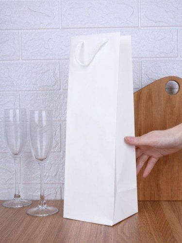 Пакет под бутылку Vindemia, белый