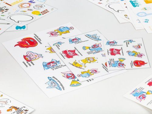 Наклейки UV-DTF Sticker Pack на заказ, S