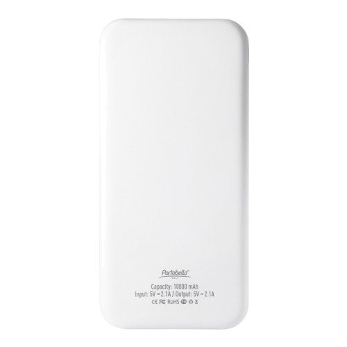 Внешний аккумулятор с подсветкой Люче (Luce) 10000 mAh, белый