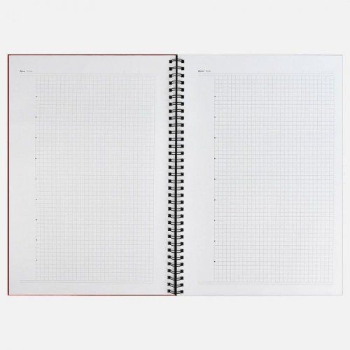 Ежедневник Notera Maxi, недатированный, красный