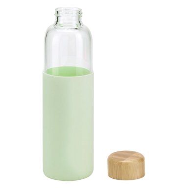 Бутылка для воды Dakar, прозрачная с зеленым