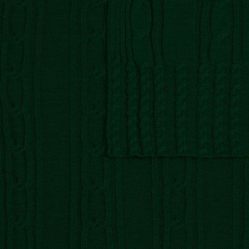 Плед Remitti, темно-зеленый (хвойный)