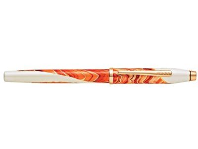 Ручка-роллер Selectip Cross Wanderlust Antelope Canyon, белый, оранжевый