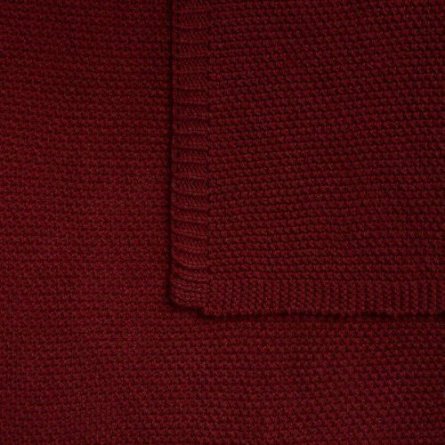 Плед Longview, темно-красный (винный)