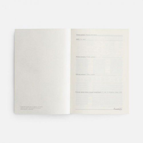 Ежедневник Leadmark, недатированный, синий